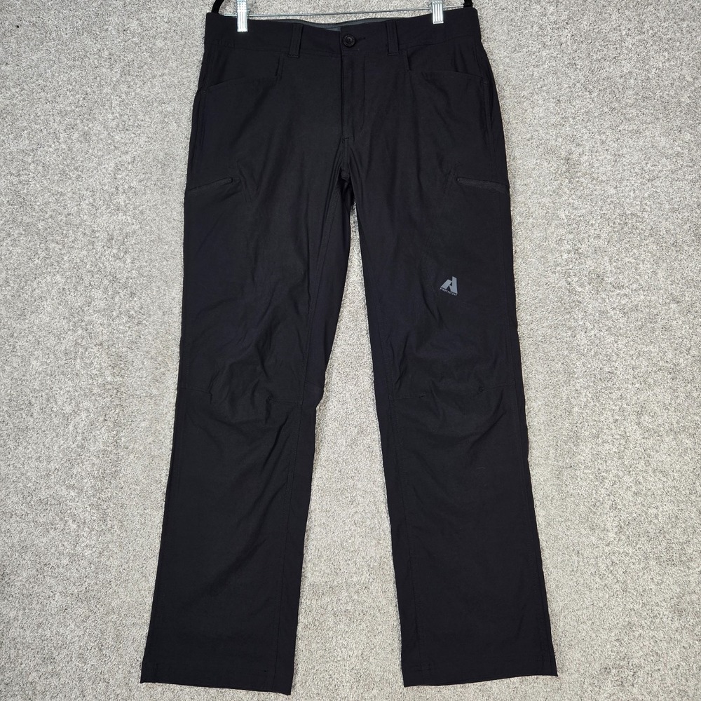 Eddie Bauer First Ascent Guide Pro Pants Men's 34x32 Black Hiking Outdoors